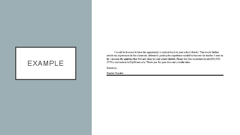 EXAMPLE EXAMPLE