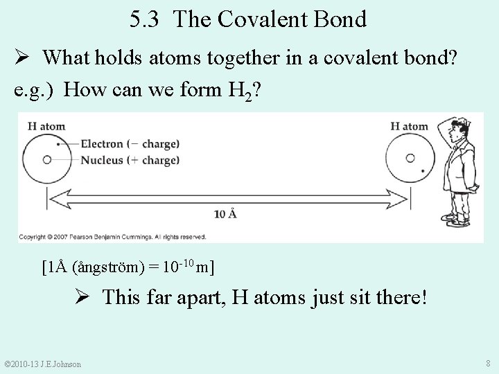 5. 3 The Covalent Bond Ø What holds atoms together in a covalent bond?