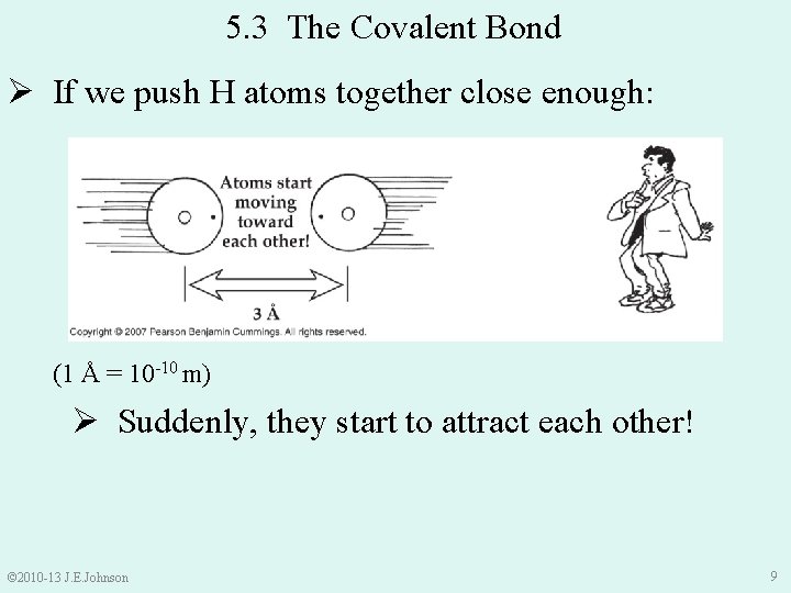5. 3 The Covalent Bond Ø If we push H atoms together close enough: