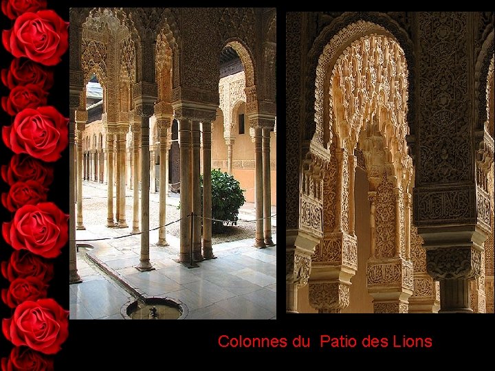 Colonnes du Patio des Lions 