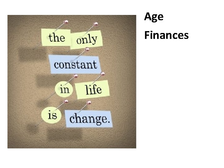 Age Finances 
