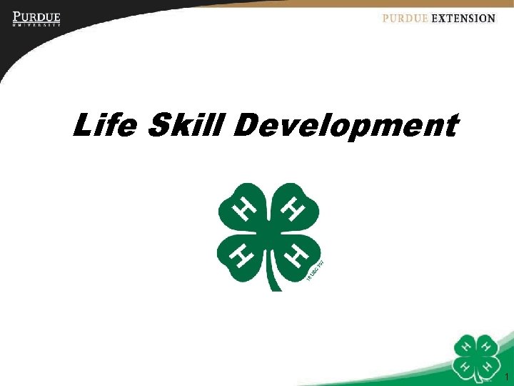 Life Skill Development 1 