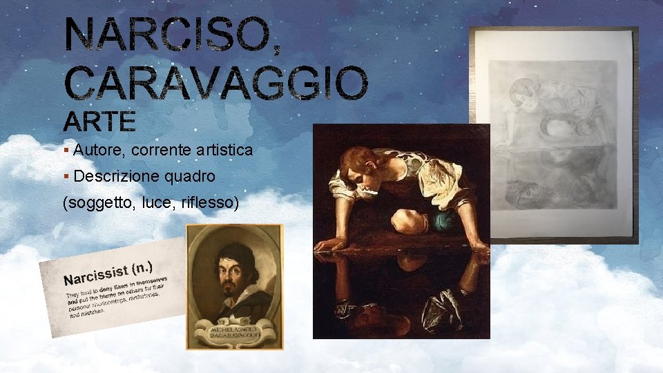 § Autore, corrente artistica § Descrizione quadro (soggetto, luce, riflesso) 