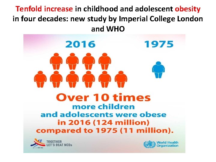 Tenfold increase in childhood and adolescent obesity in four decades: new study by Imperial