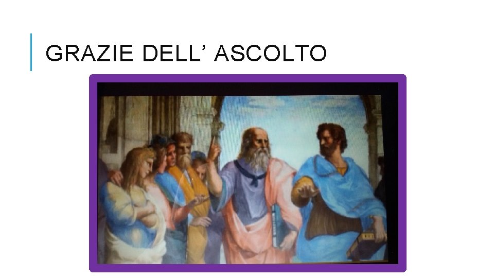  GRAZIE DELL’ ASCOLTO 