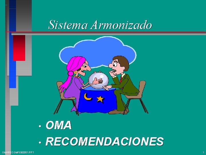 Sistema Armonizado OMA • RECOMENDACIONES • OMARECOMFEB 2001. PPT 1 