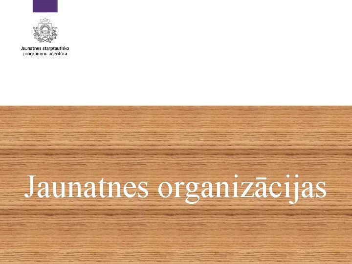 Jaunatnes organizācijas Jaunatnes organizācijas