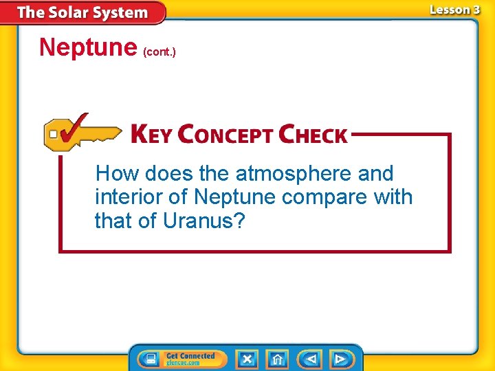 Neptune (cont. ) How does the atmosphere and interior of Neptune compare with that