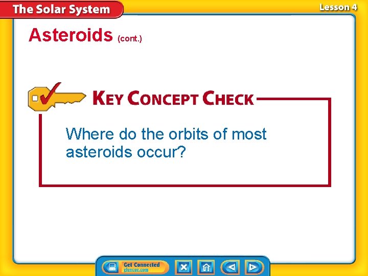Asteroids (cont. ) Where do the orbits of most asteroids occur? 