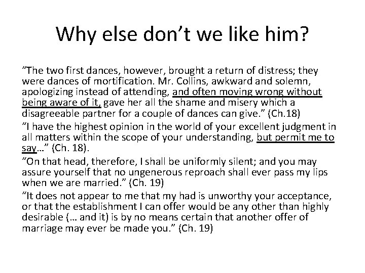 Why else don’t we like him? “The two first dances, however, brought a return Why else don’t we like him? “The two first dances, however, brought a return