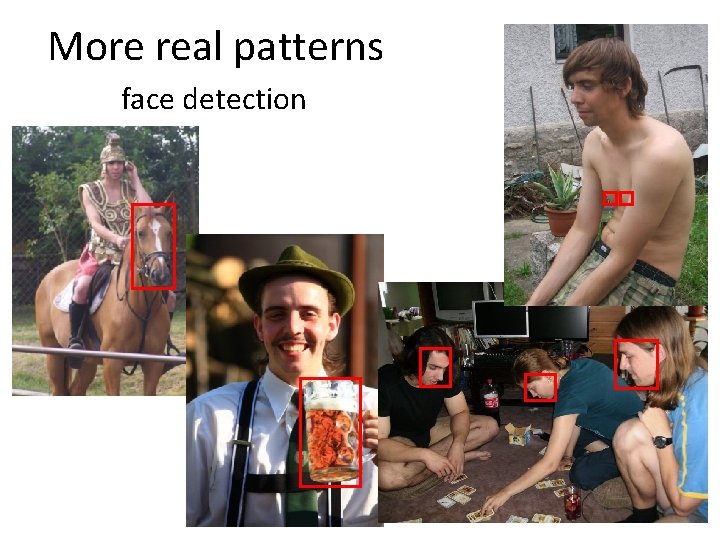More real patterns face detection 