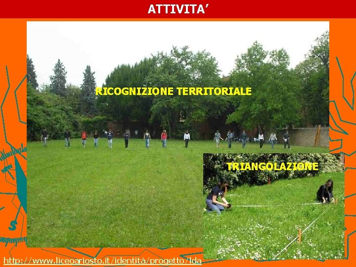 ATTIVITA’ RICOGNIZIONE TERRITORIALE TRIANGOLAZIONE http: //www. liceoariosto. it/identità/progetto/lda 