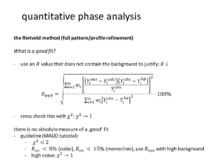 quantitative phase analysis 