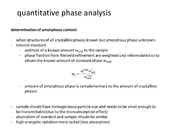 quantitative phase analysis 