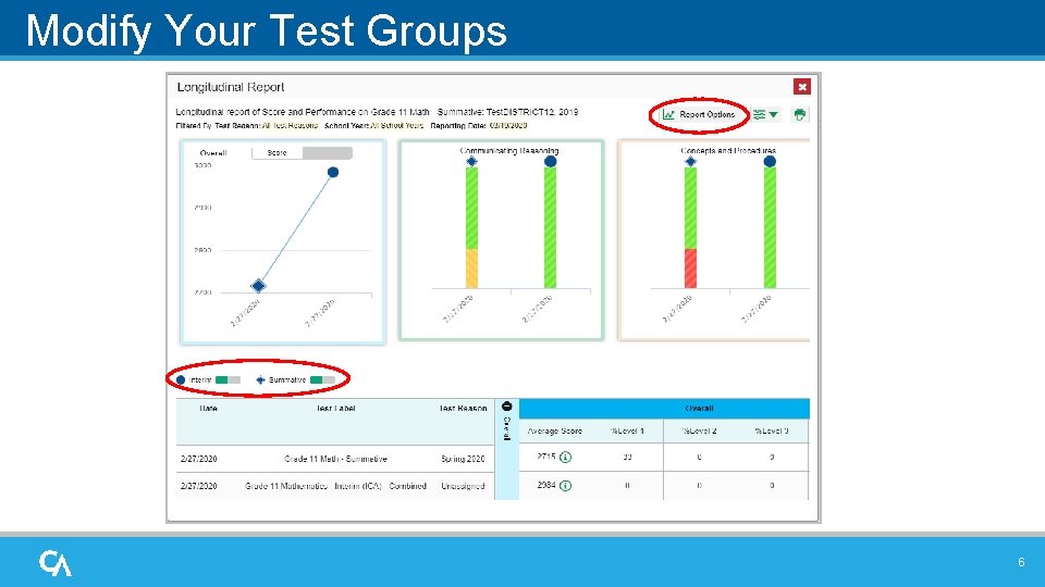 Modify Your Test Groups 6 Modify Your Test Groups 6