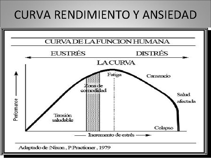 CURVA RENDIMIENTO Y ANSIEDAD CURVA RENDIMIENTO Y ANSIEDAD