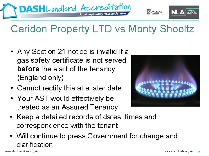 Caridon Property LTD vs Monty Shooltz • Any Section 21 notice is invalid if