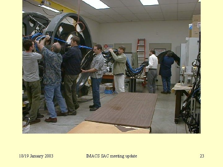 18/19 January 2003 IMACS SAC meeting update 23 