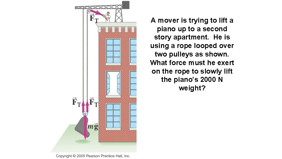 Applying Newtons Second Law Example A Force Of