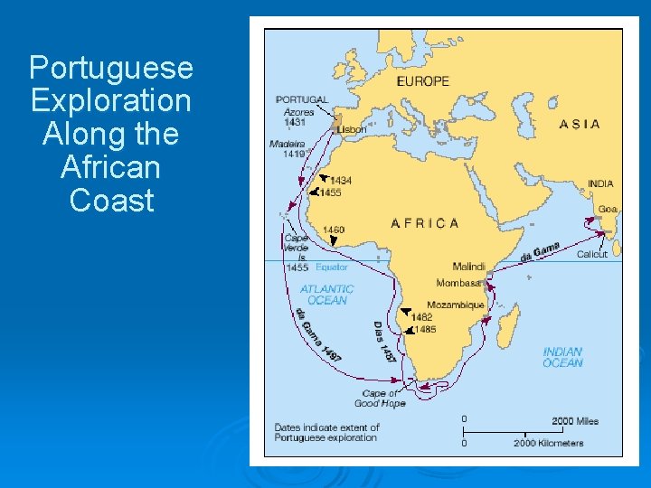 Portuguese Exploration Along the African Coast 