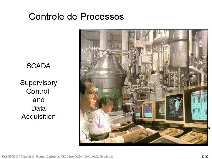 Controle de Processos SCADA Supervisory Control and Data Acquisition Fonte: www. dust-inc. com Un. Controle de Processos SCADA Supervisory Control and Data Acquisition Fonte: www. dust-inc. com Un.