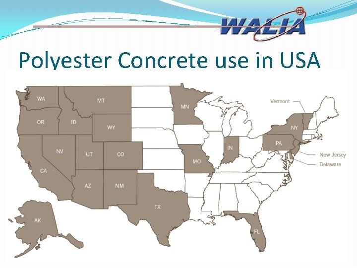 Polyester Concrete use in USA 