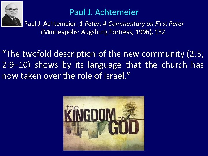 Paul J. Achtemeier, 1 Peter: A Commentary on First Peter (Minneapolis: Augsburg Fortress, 1996),