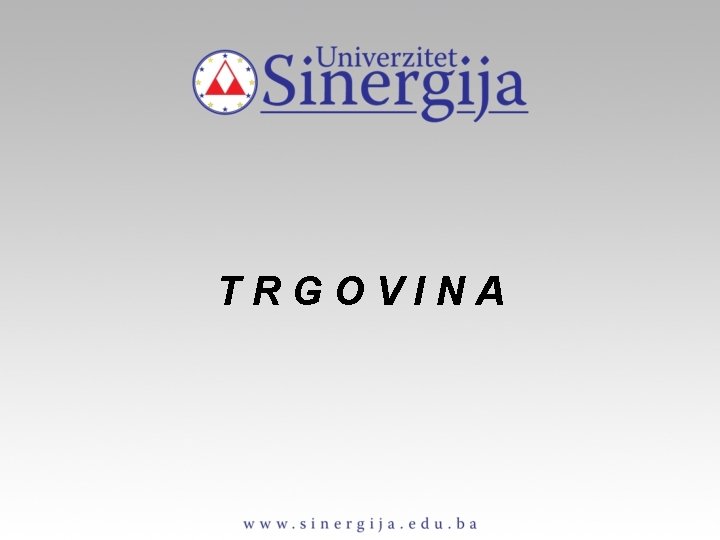 TRGOVINA 