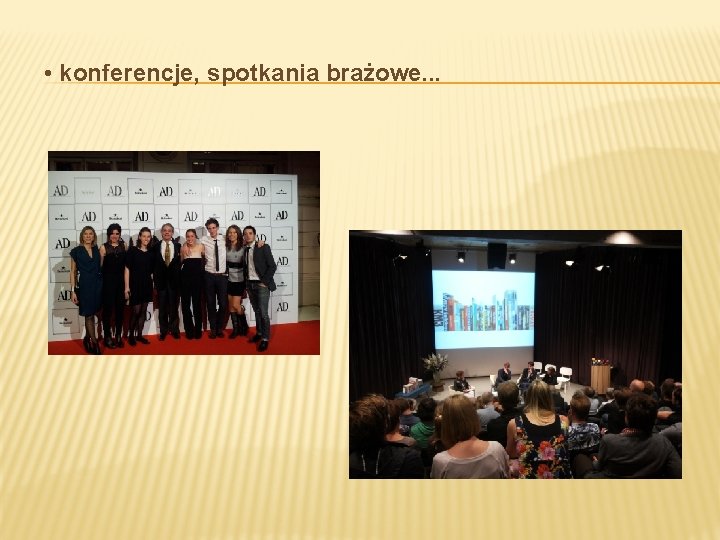  • konferencje, spotkania brażowe. . . 