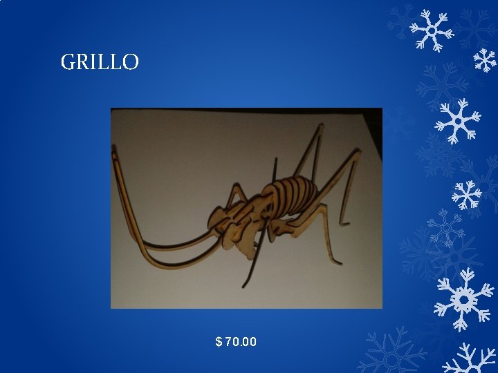 GRILLO $ 70. 00 GRILLO $ 70. 00