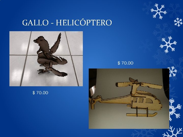 GALLO - HELICÓPTERO GALLO - HELICÓPTERO