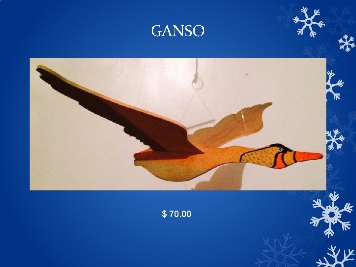 GANSO $ 70. 00 GANSO $ 70. 00