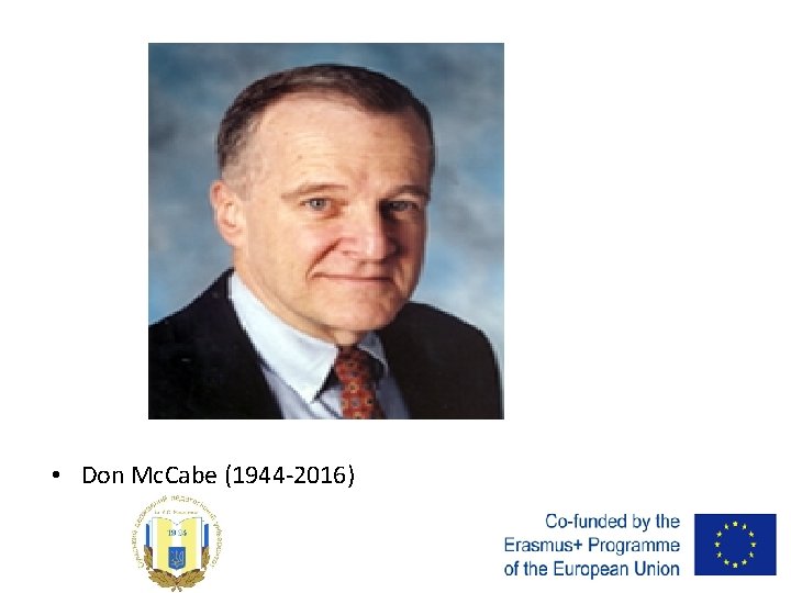  • Don Mc. Cabe (1944 -2016) 