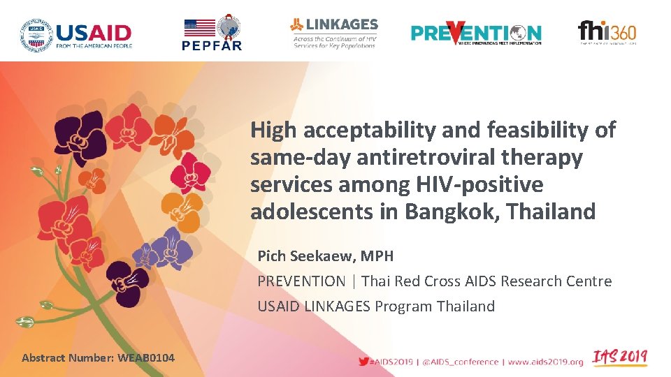 High acceptability and feasibility of same-day antiretroviral therapy services among HIV-positive adolescents in Bangkok,