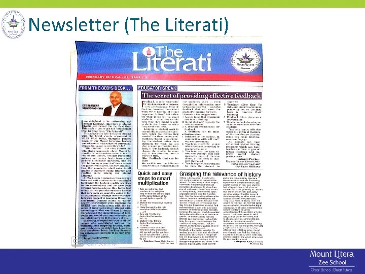 Newsletter (The Literati) 