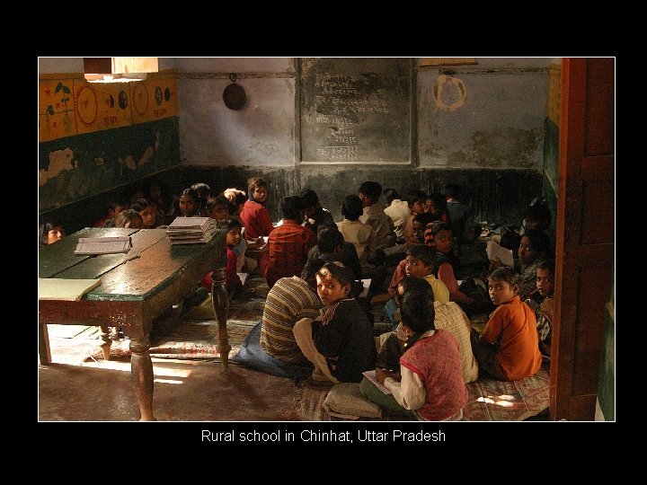 Rural school in Chinhat, Uttar Pradesh 