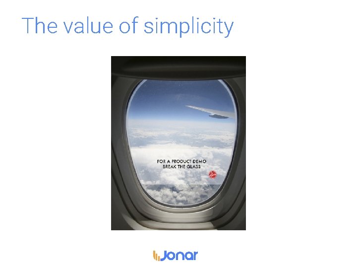 The value of simplicity 