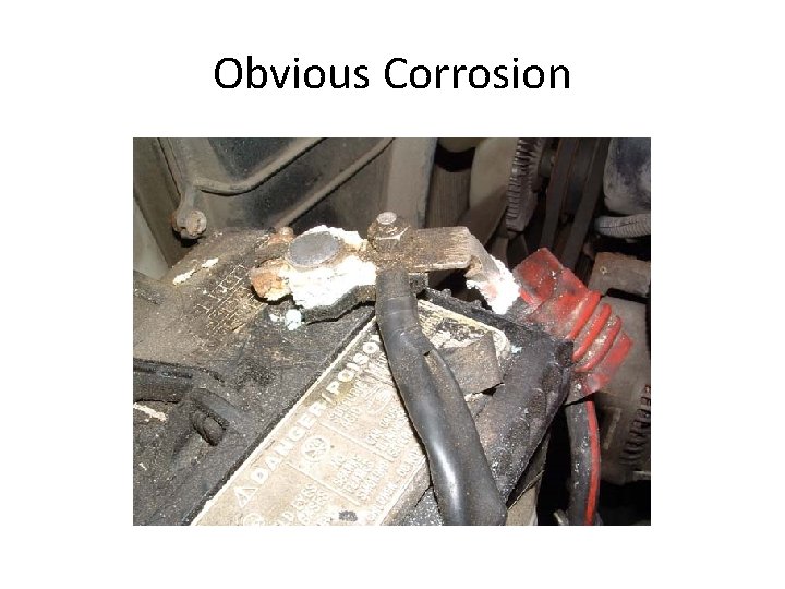 Obvious Corrosion 