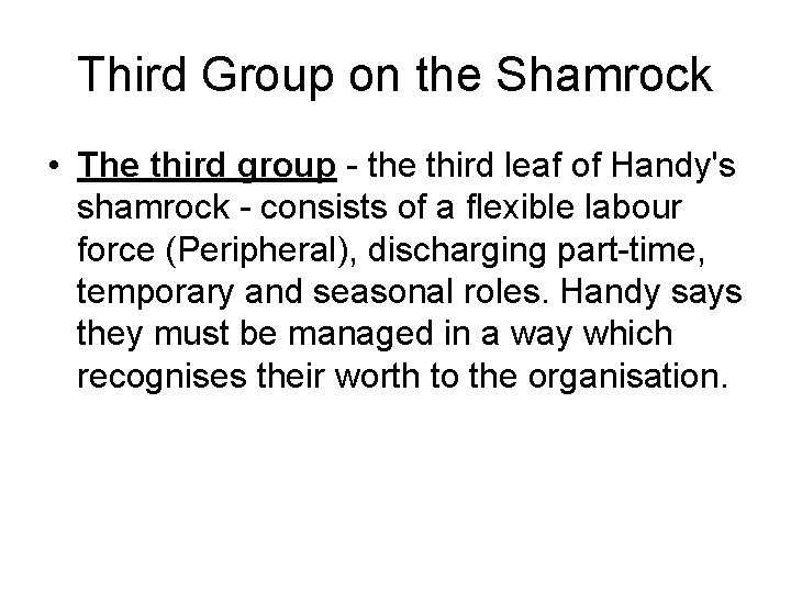 Third Group on the Shamrock • The third group - the third leaf of Third Group on the Shamrock • The third group - the third leaf of