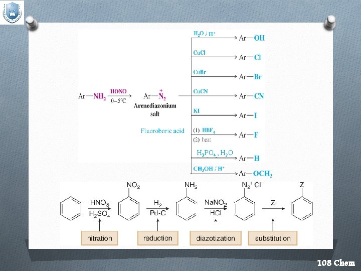 H 3 PO 4 , H 2 O 108 Chem 