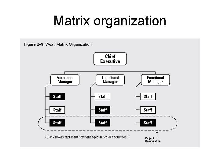 Matrix organization 