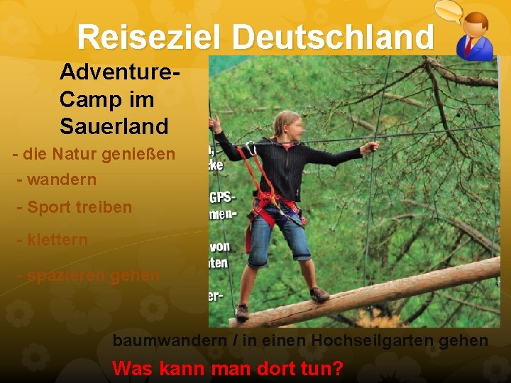 Reiseziel Deutschland Adventure. Camp im Sauerland - die Natur genießen - wandern - Sport