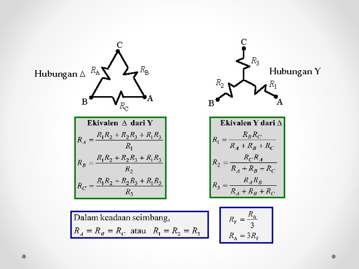 C C RB Hubungan RA B R 3 R 2 RC A B Hubungan C C RB Hubungan RA B R 3 R 2 RC A B Hubungan