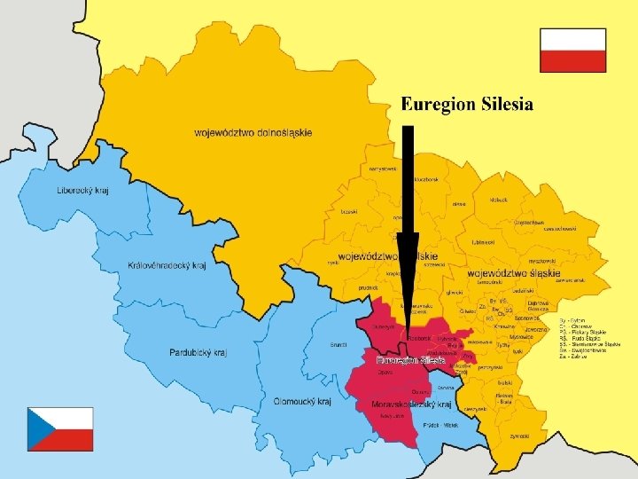 KRNOVSKO A EU Euroregion Silesia Je jedním z nejmladších euroregionů česko-polského příhraničí. Vznikl v
