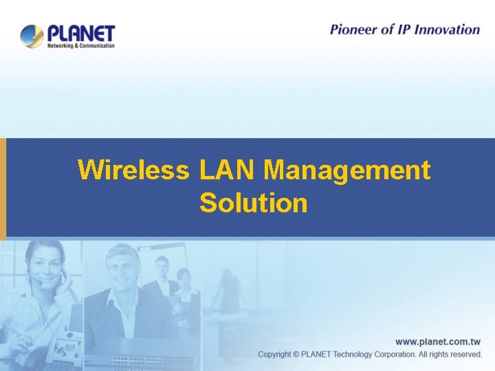  Wireless LAN Management Solution 