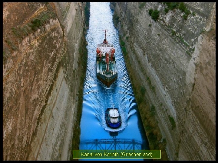 Kanal von Korinth (Griechenland) 