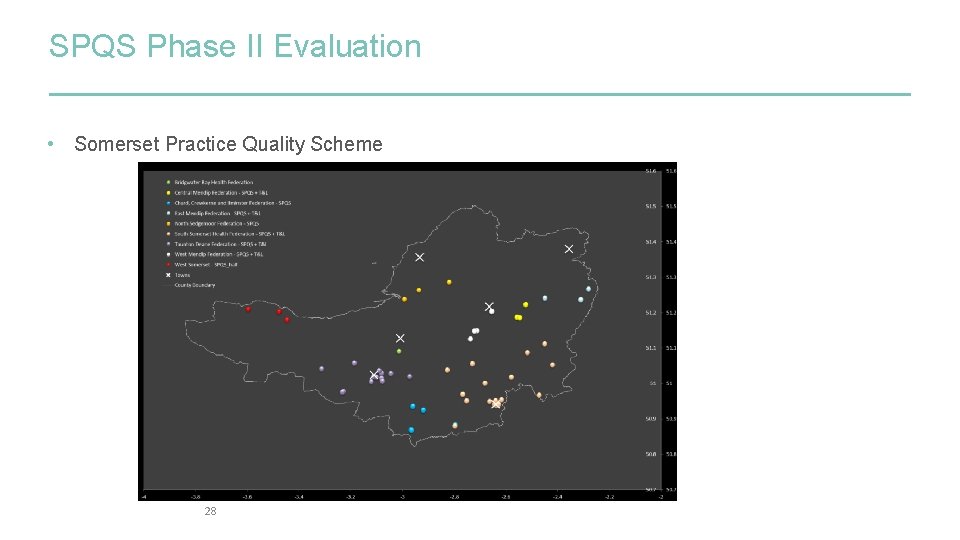 SPQS Phase II Evaluation • Somerset Practice Quality Scheme 28 