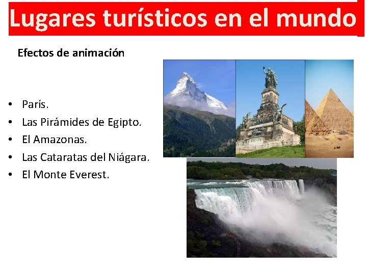 Lugares turísticos en el mundo Efectos de animación • • • París. Las Pirámides Lugares turísticos en el mundo Efectos de animación • • • París. Las Pirámides