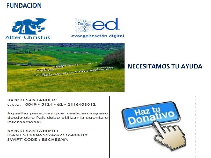 FUNDACION NECESITAMOS TU AYUDA 