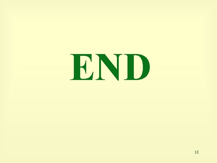 END 18 